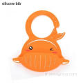 Baby Nourning Bib Cartoon Whale Silicone Bib